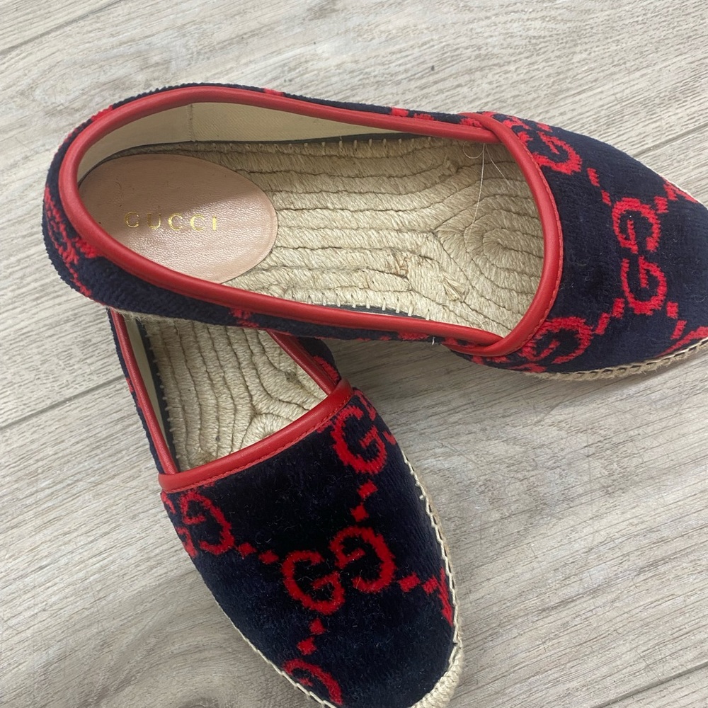 Gucci Terry Cloth Espadrilles